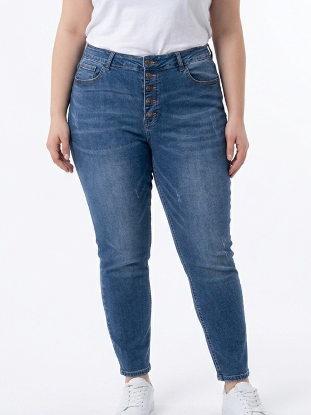 👖|•JUDY BLUE•| Cute Skinny Fit Button Fly Jeans Size 24W👖